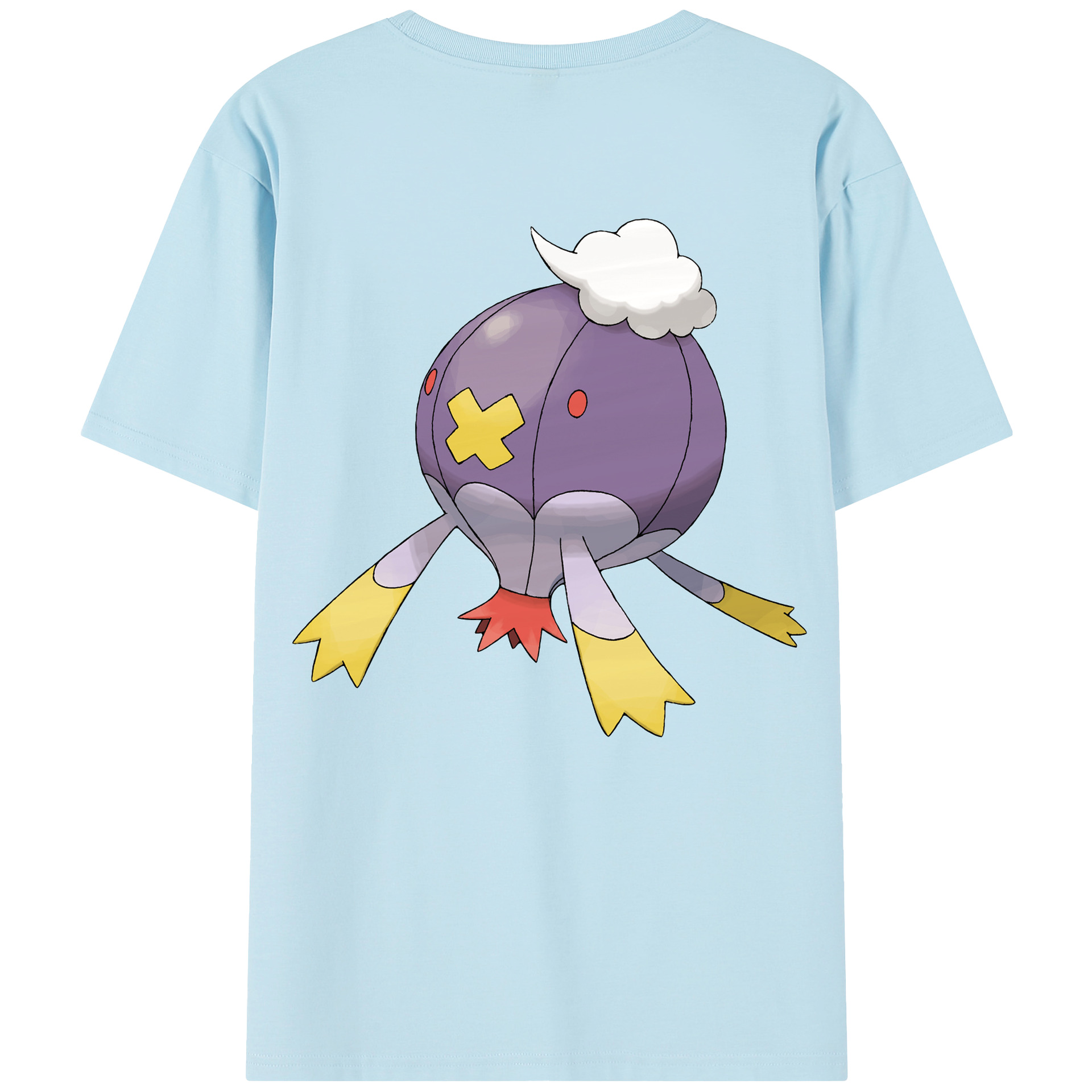 （画像用） ポケットモンスター Pokémon 綿100％半袖Tシャツ（背面プリント）